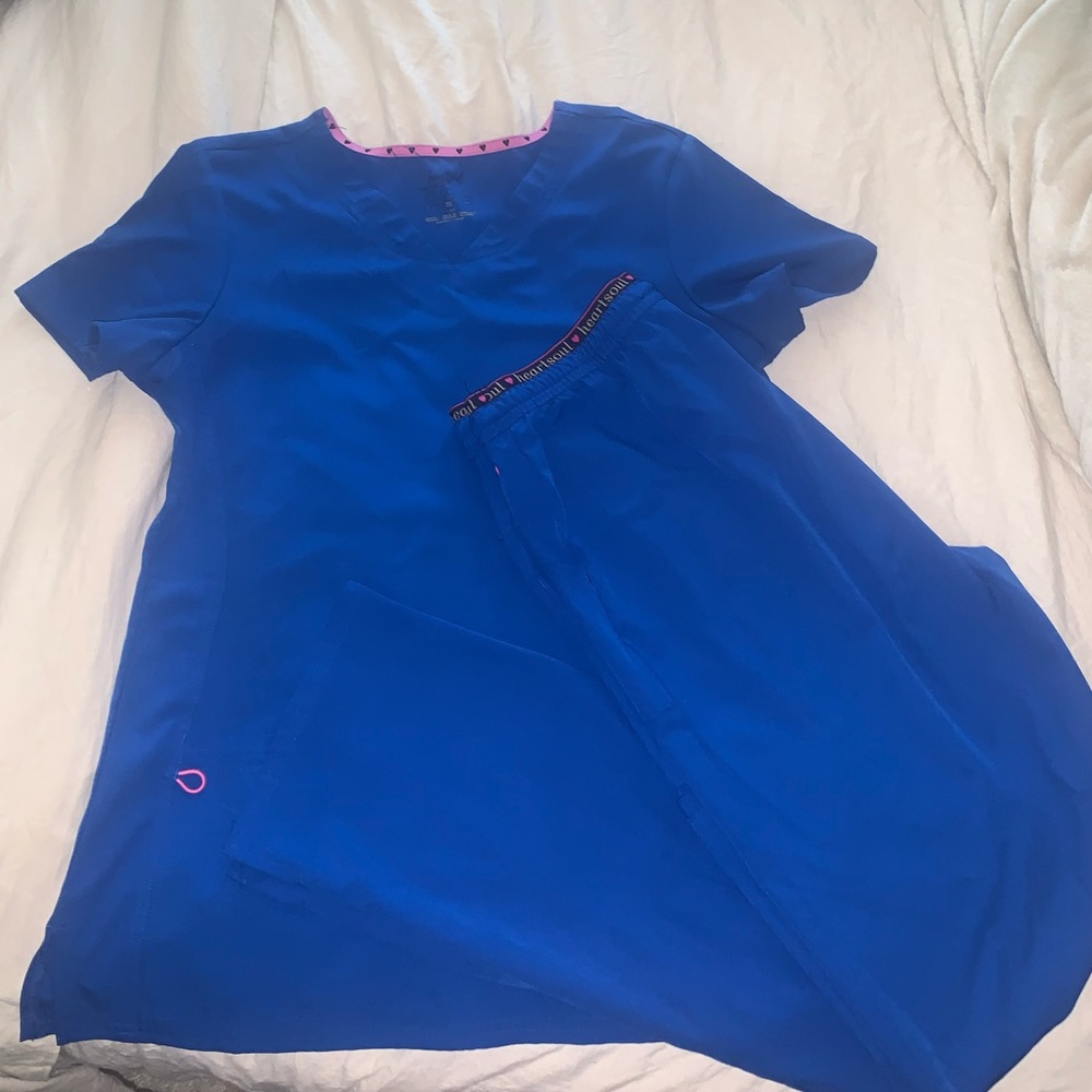 Royal blue scrubs